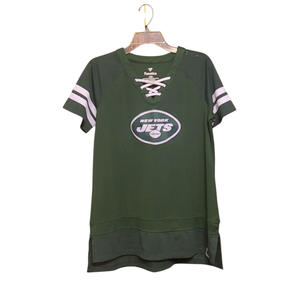 Nwot NEW YORK JETS Fanatics Womens Large Jersey Dress